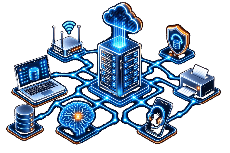 IT-Infrastruktur: Server, Cloud, Netzwerk, Backup und Support